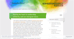 Desktop Screenshot of genderben.com